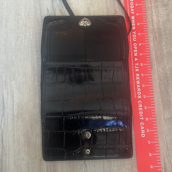 Black Brighton wallet purse crossbody. - Picture 6 of 12